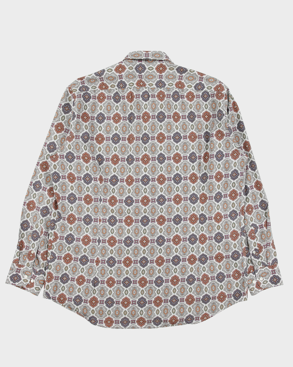 Vintage Etro Paisley Ornate Long Sleeve Patterned Shirt - XL
