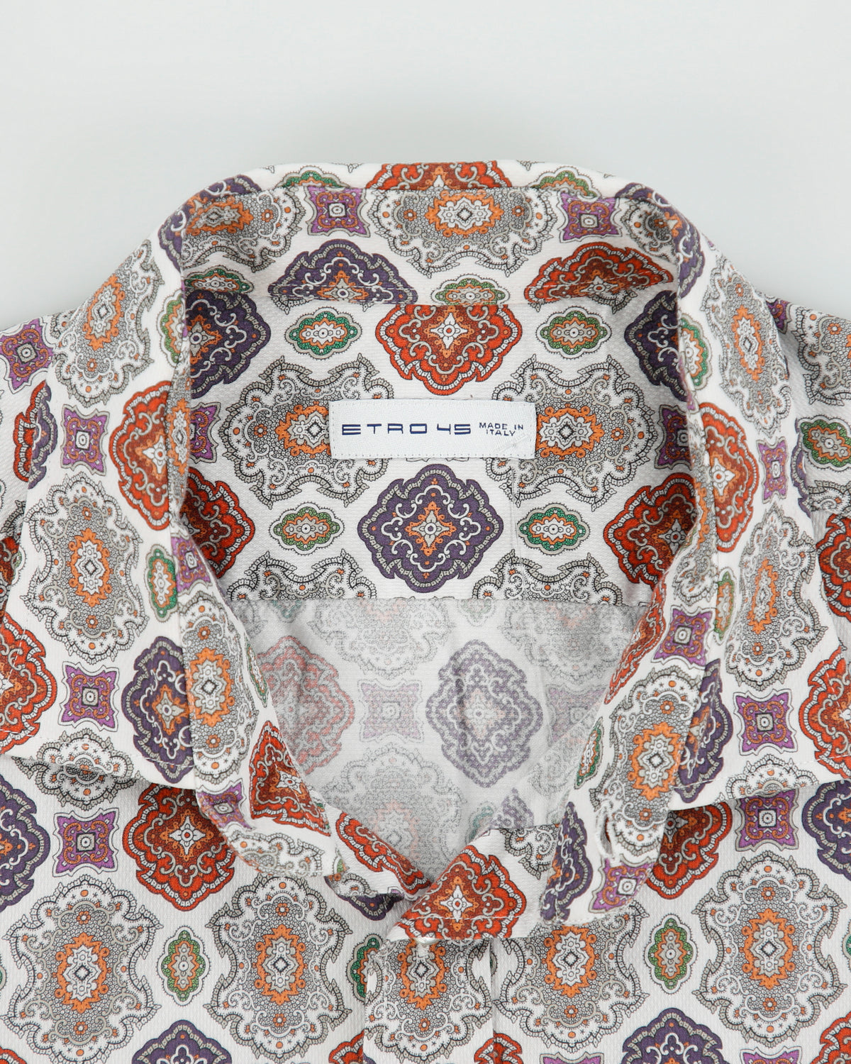Vintage Etro Paisley Ornate Long Sleeve Patterned Shirt - XL