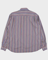 Vintage Y2K 00s Paul &amp; Shark Striped Long Sleeve Smart Shirt - XL