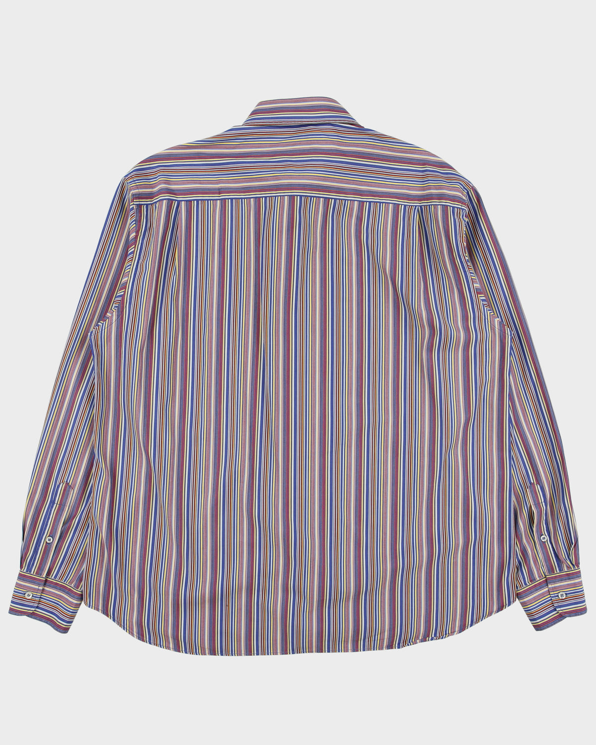 Vintage Y2K 00s Paul &amp; Shark Striped Long Sleeve Smart Shirt - XL