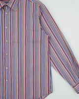 Vintage Y2K 00s Paul &amp; Shark Striped Long Sleeve Smart Shirt - XL