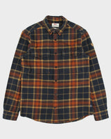 Fjall raven Ovik Twill Plaid Relaxed Fit Long Sleeve Flannel Shirt - S