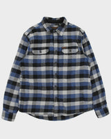 Vintage Orvis Buffalo Plaid Long Sleeve Flannel Over Shirt - M