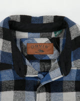 Vintage Orvis Buffalo Plaid Long Sleeve Flannel Over Shirt - M