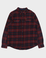 Vintage Orvis Buffalo Tartan Plaid Long Sleeve Flannel Over Shirt - M
