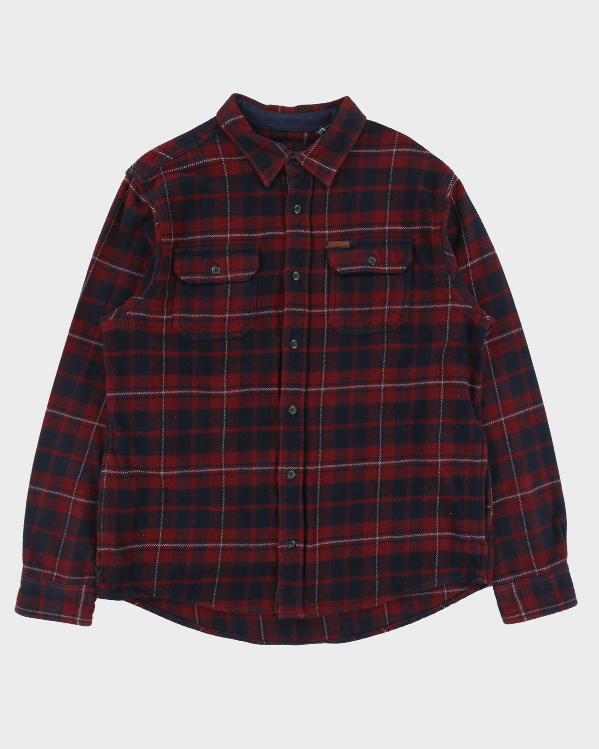 Vintage Orvis Buffalo Tartan Plaid Long Sleeve Flannel Over Shirt - M
