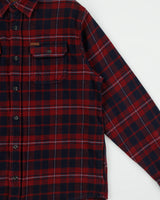 Vintage Orvis Buffalo Tartan Plaid Long Sleeve Flannel Over Shirt - M