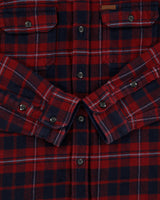 Vintage Orvis Buffalo Tartan Plaid Long Sleeve Flannel Over Shirt - M