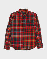 Vintage Filson Tartan Buffalo Plaid Long Sleeve Flannel Shirt - XS