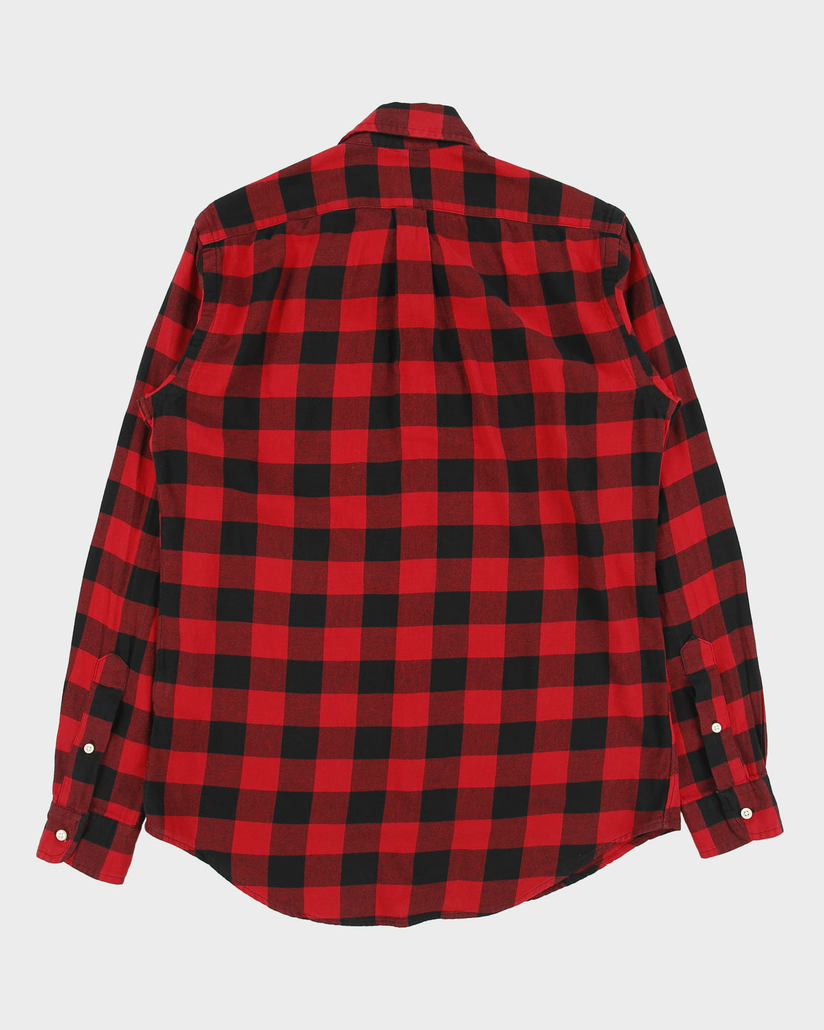 Vintage Polo Ralph Lauren Buffalo Plaid Custom Fit Long Sleeve Shirt - S