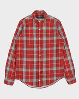 Vintage Ralph Lauren Tartan Plaid Classic Long Sleeve Shirt - M