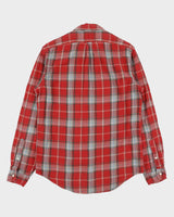Vintage Ralph Lauren Tartan Plaid Classic Long Sleeve Shirt - M