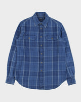 Vintage Polo Ralph Lauren Plaid Relaxed Fit Long Sleeve Flannel Shirt - M