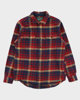 Vintage Woolrich Green Label Collection Plaid Long Sleeve Flannel Over Shirt - S