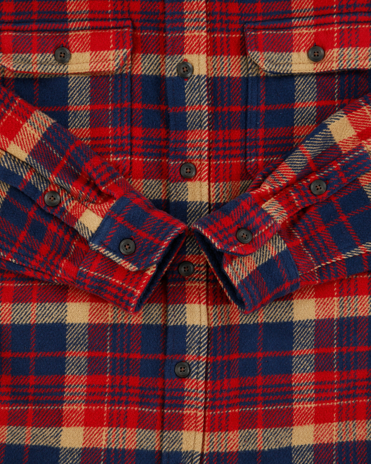 Vintage Woolrich Green Label Collection Plaid Long Sleeve Flannel Over Shirt - S