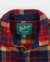 Vintage Woolrich Green Label Collection Plaid Long Sleeve Flannel Over Shirt - S