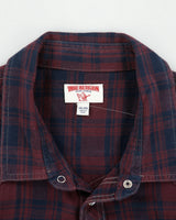Vintage True Religion Plaid Pearl Snap Button Long Sleeve Western Flannel Shirt - XXL