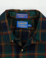 Vintage Pendleton Tartan Plaid Wool Long Sleeve Sir Pendleton Shirt - XL