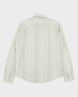 Vintage Y2K 00s Calvin Klein Jeans Striped Long Sleeve Seersucker Shirt - S