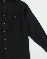Vintage 1990s Hugo Boss Woven Silk Long Sleeve Pocket Shirt - L