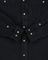 Vintage 1990s Hugo Boss Woven Silk Long Sleeve Pocket Shirt - L
