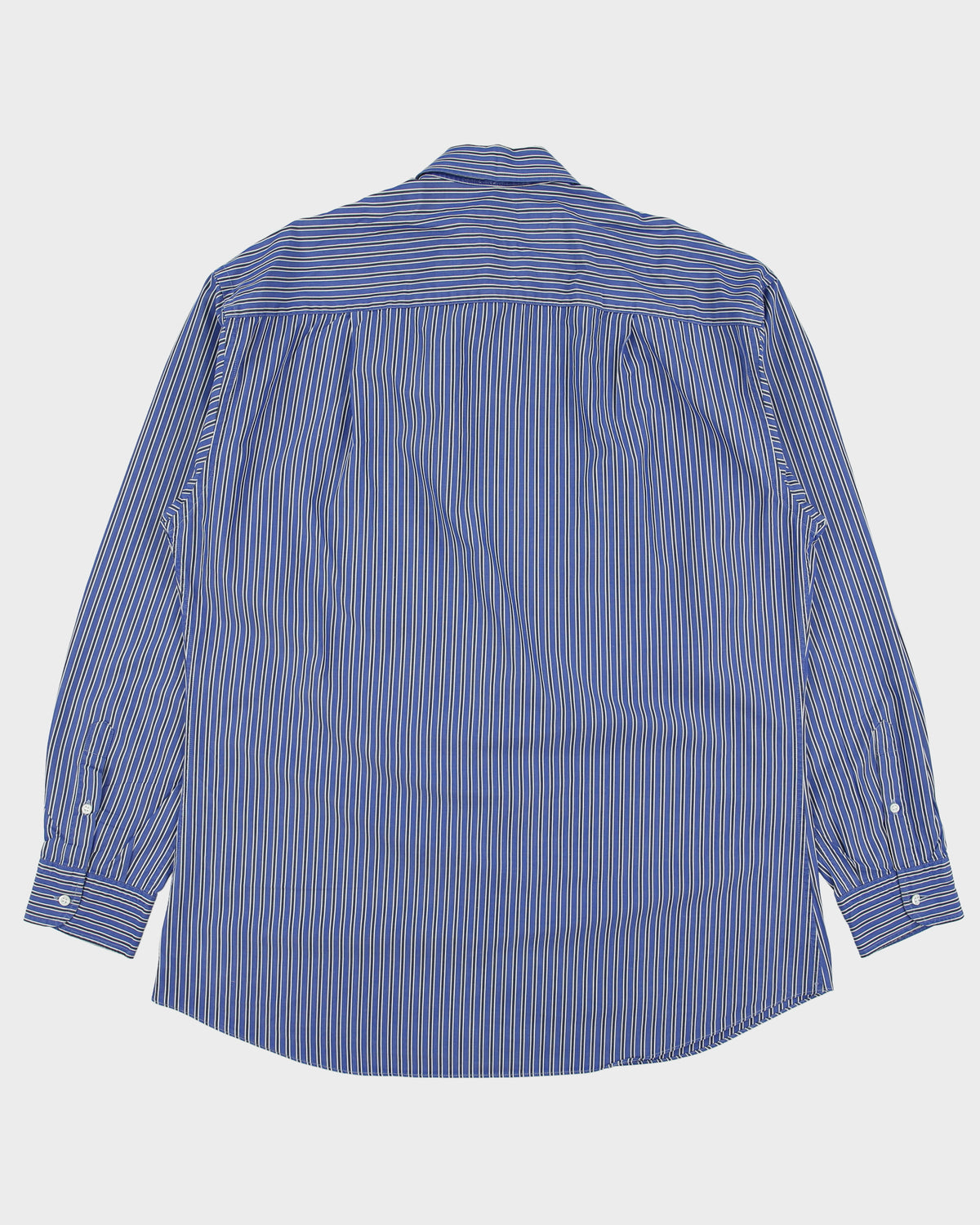 Vintage 1990s Ermenegildo Zenga Striped Long Sleeve Shirt - XL