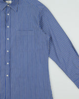 Vintage 1990s Ermenegildo Zenga Striped Long Sleeve Shirt - XL