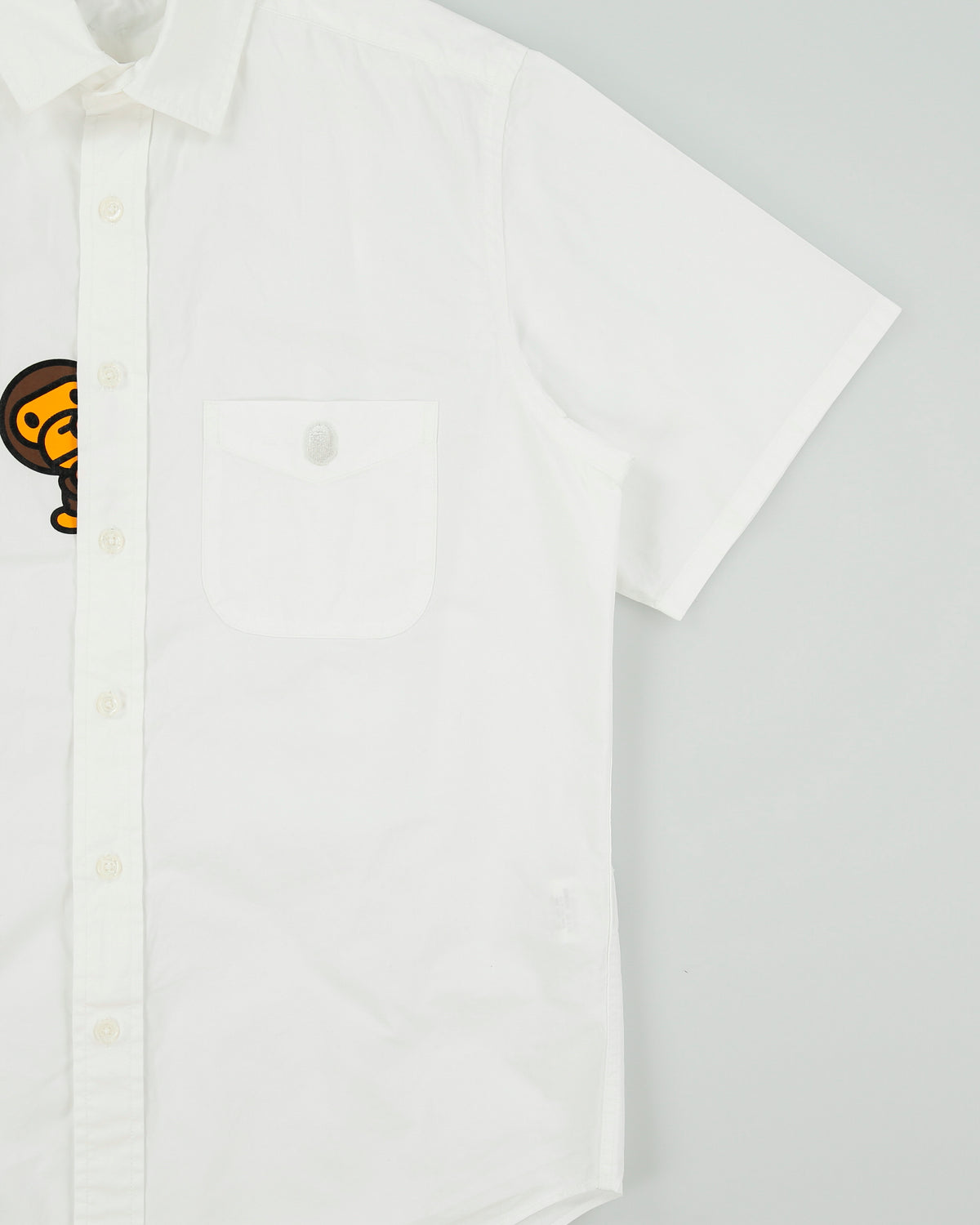 Vintage A Bathing Ape Classics Made In Japan Short Sleeve Baby Milo Shirt - L