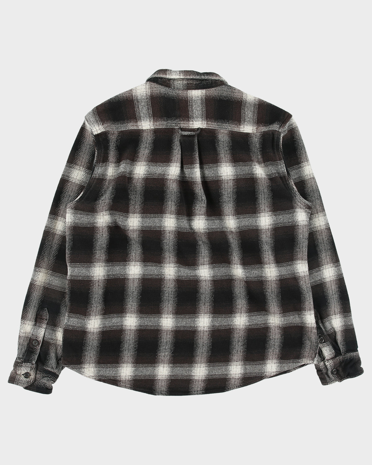 Orvis Heavyweight Plaid Long Sleeve Flannel Over Shirt - XL