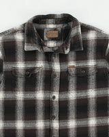 Orvis Heavyweight Plaid Long Sleeve Flannel Over Shirt - XL