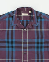 Vintage Burberry Brit Large Nova Check Long Sleeve Shirt - L