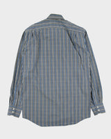 Vintage Y2K 00s Lacoste Gingham Plaid Long Sleeve Shirt - M