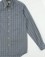 Vintage Y2K 00s Lacoste Gingham Plaid Long Sleeve Shirt - M