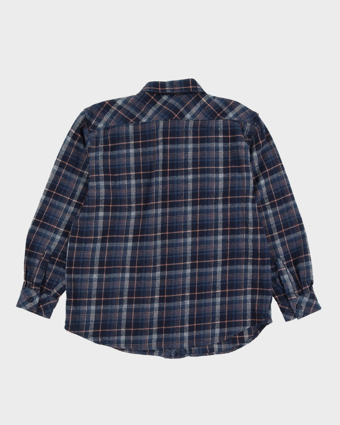Dickies Blue Checked Flannel Shirt - L