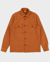 Arket Men's Wool Blend Sand Shirt - L