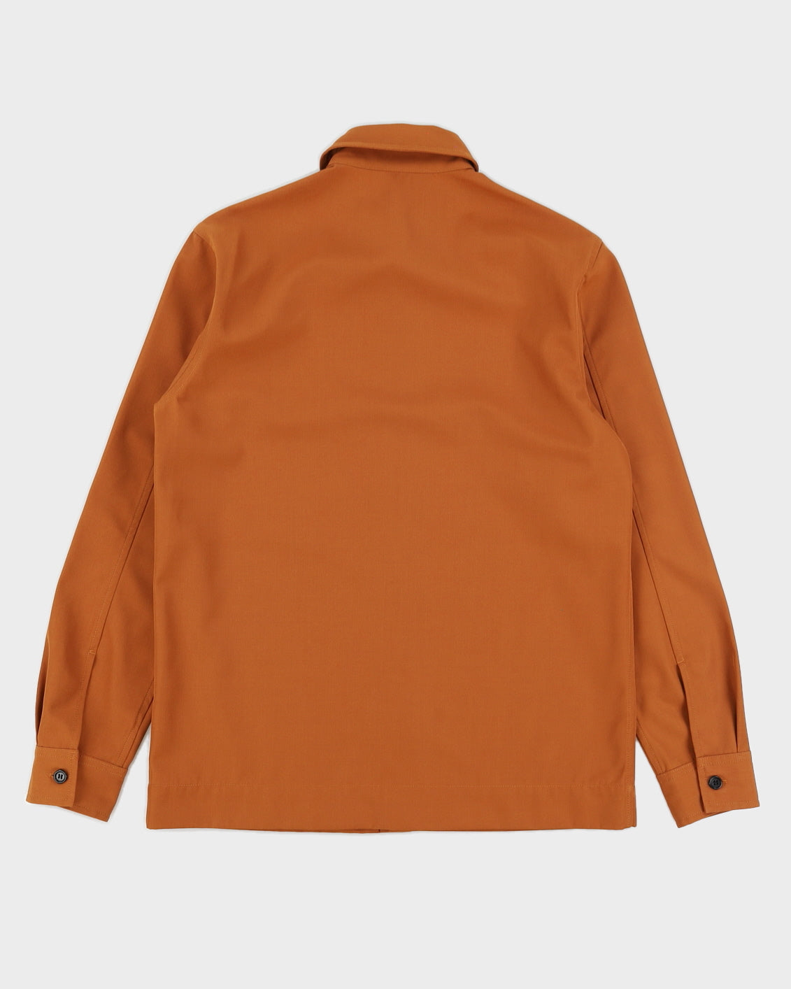 Arket Men's Wool Blend Sand Shirt - L