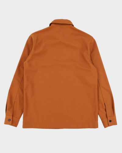 Arket Men's Wool Blend Sand Shirt - L