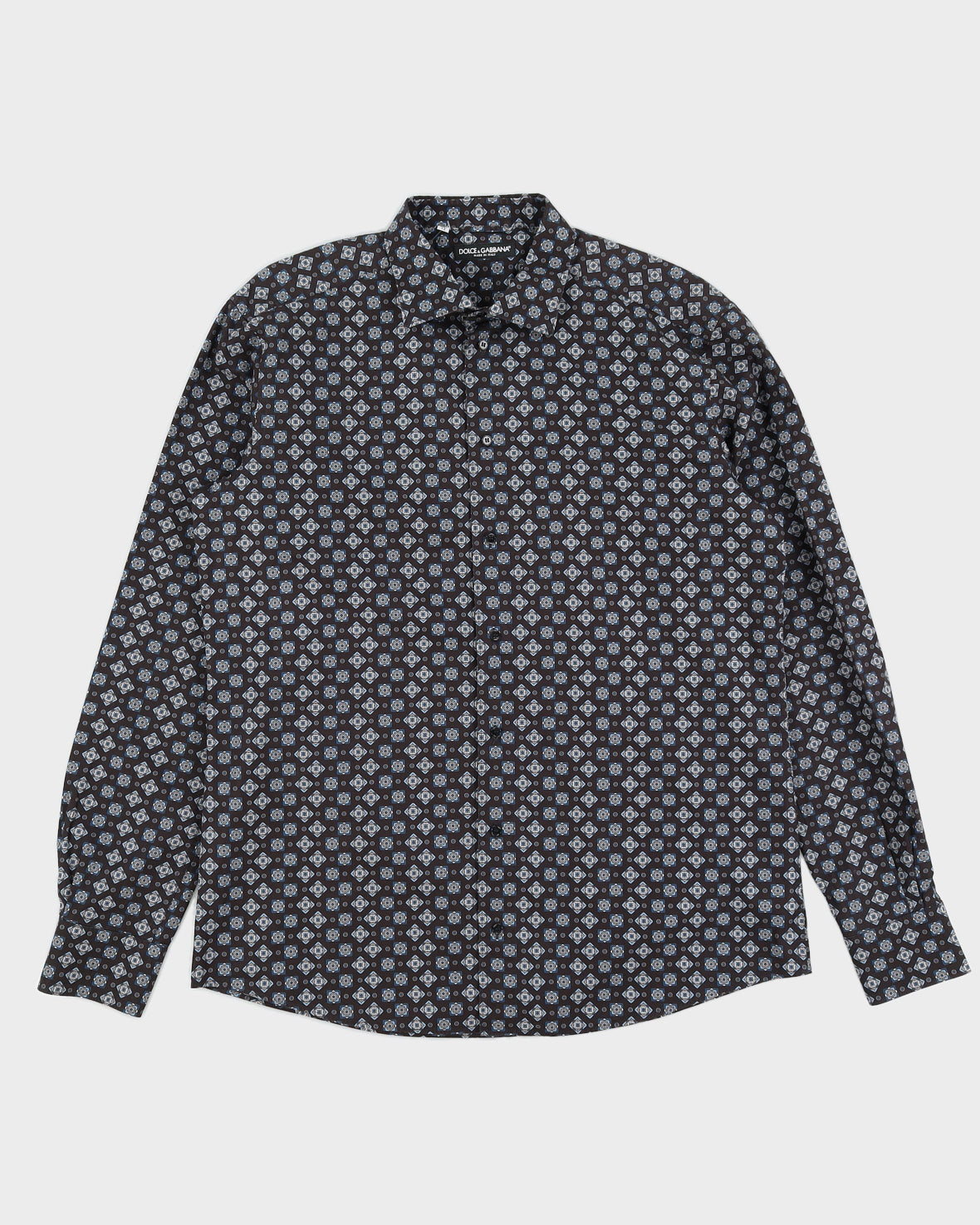 Dolce & Gabbana Printed Long Sleeve Shirt - L