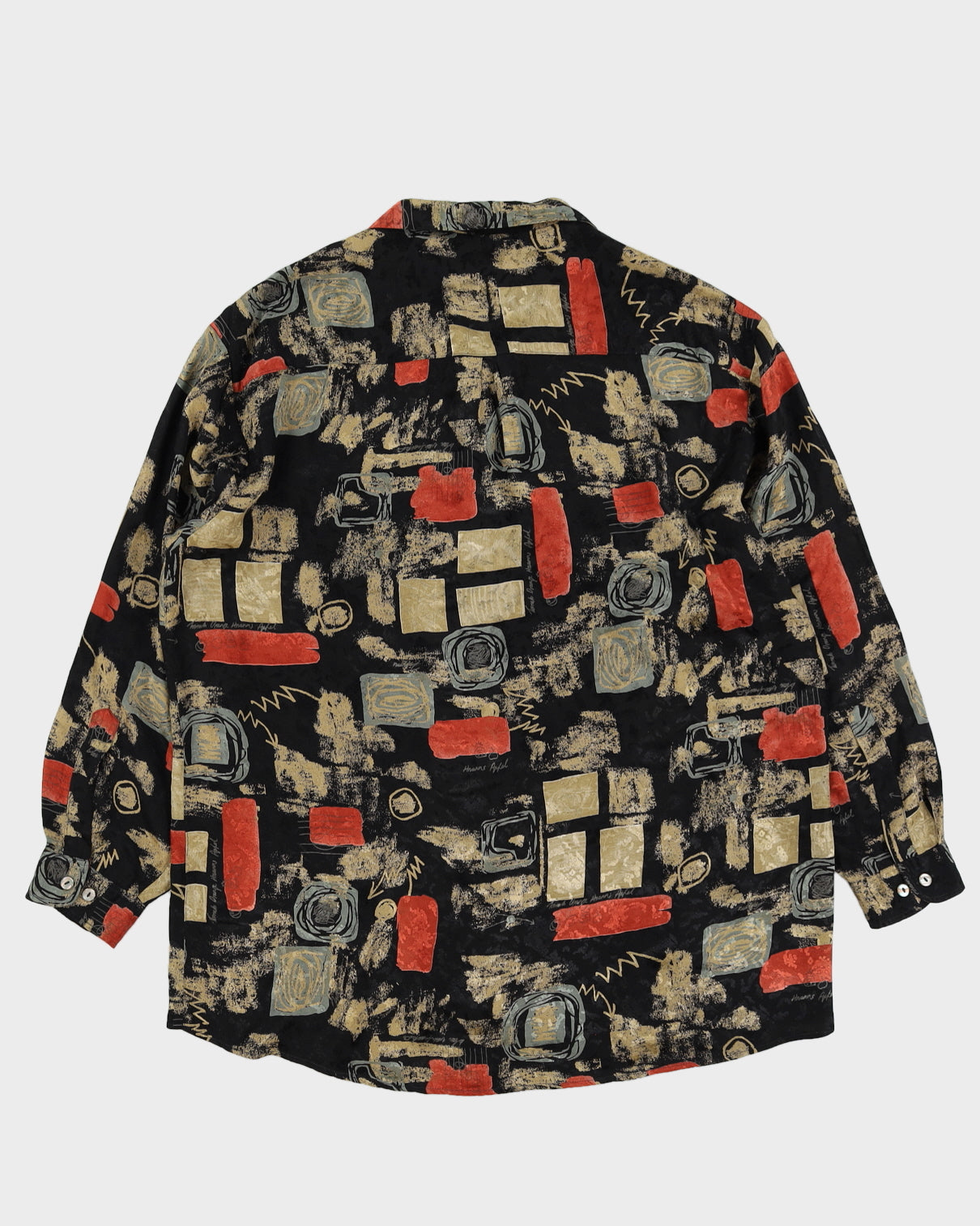 Vintage 90s Goldrys Abstract Print Shirt - XL