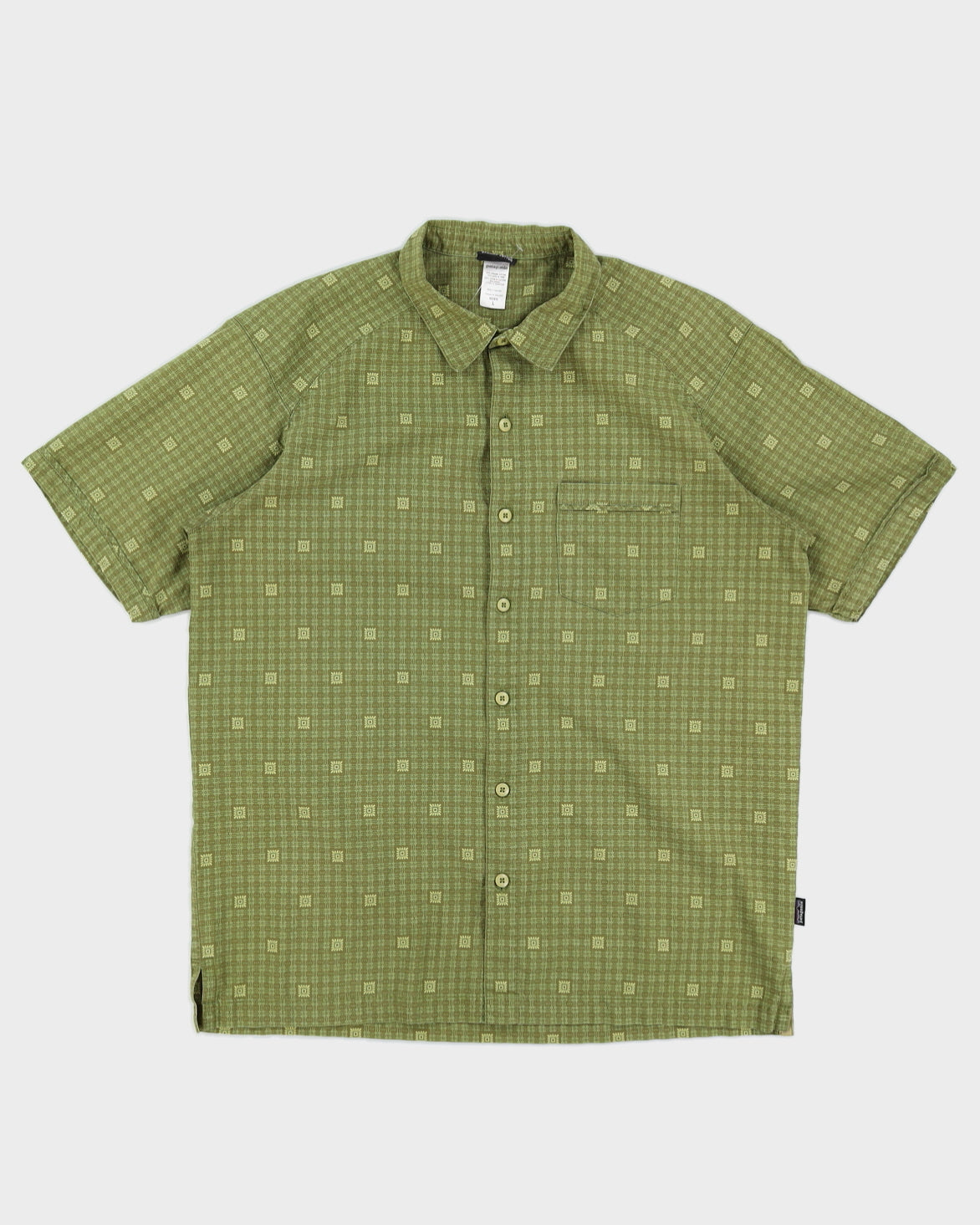 Patagonia Men's Green Printed Shirt - L