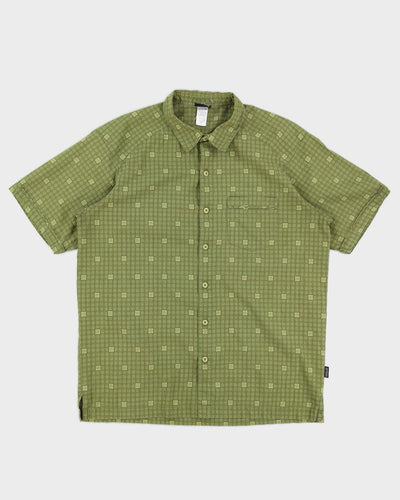 Patagonia Men's Green Printed Shirt - L
