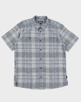 Patagonia Grey Organic Cotton &amp; Hemp Plaid Shirt - L