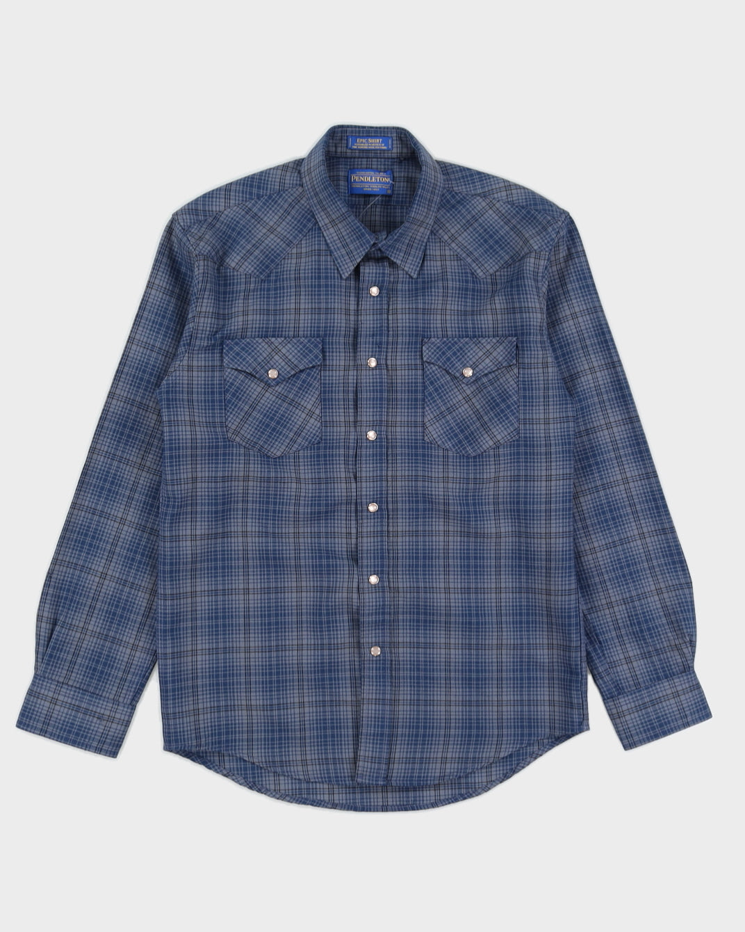 Pendleton Blue Plaid Shirt - M