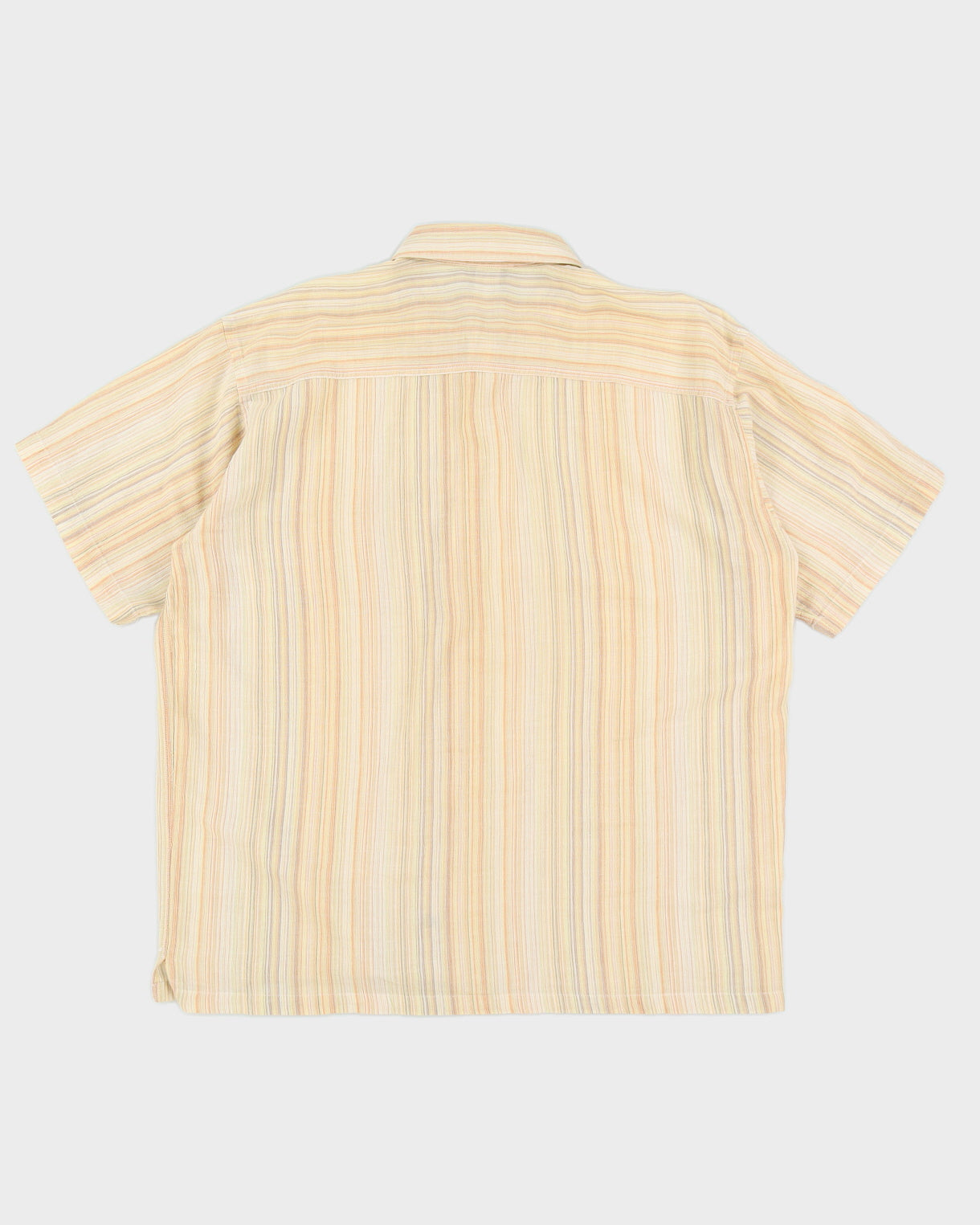 Patagonia Yellow Stripe Cotton Shirt - L