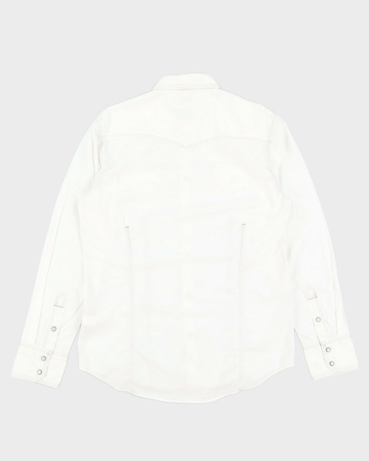 Y2K 00s True Religion White Western Shirt - L