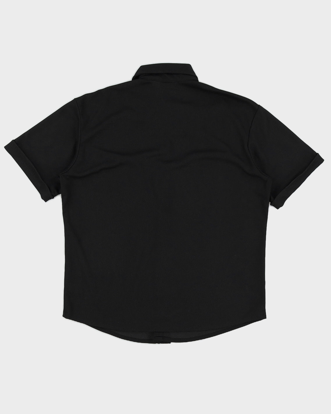 Y2K 00s BC Ethic Black Woven Shirt - L