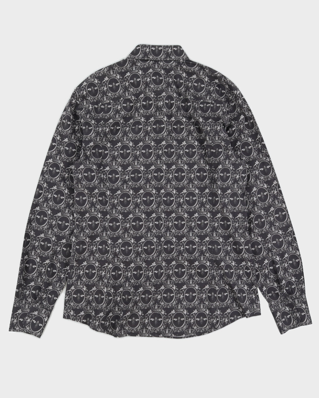 Dolce & Gabbana Grey Printed Dress Shirt - L