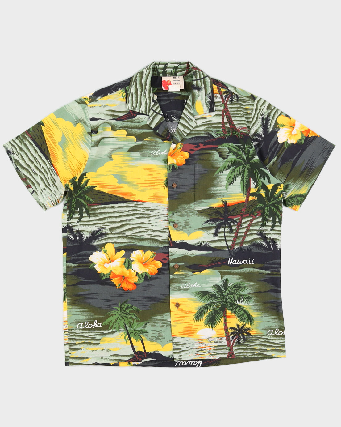 Ali'i Hawaiian Cotton Shirt - S