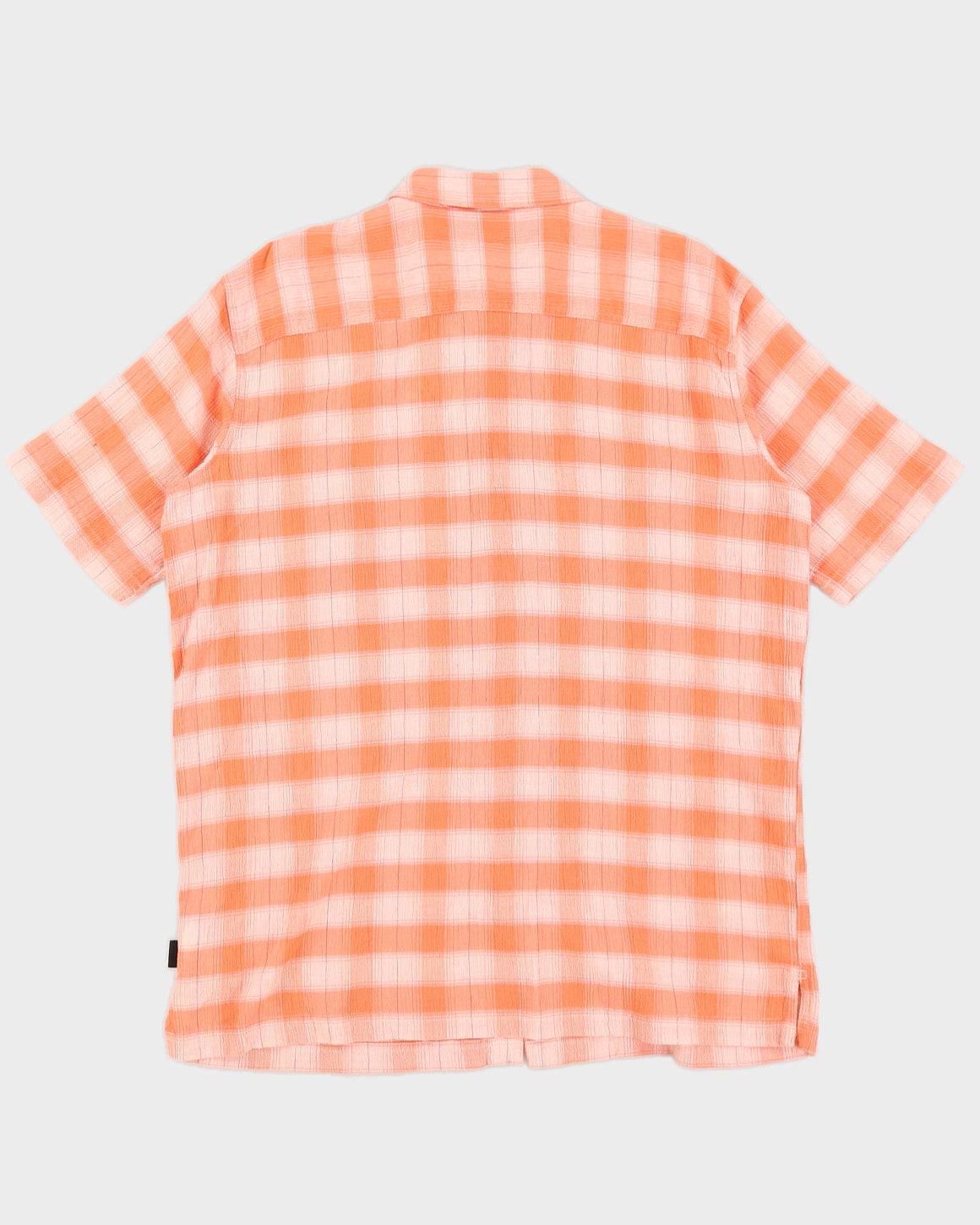 Patagonia Orange Plaid Cotton Shirt - XL