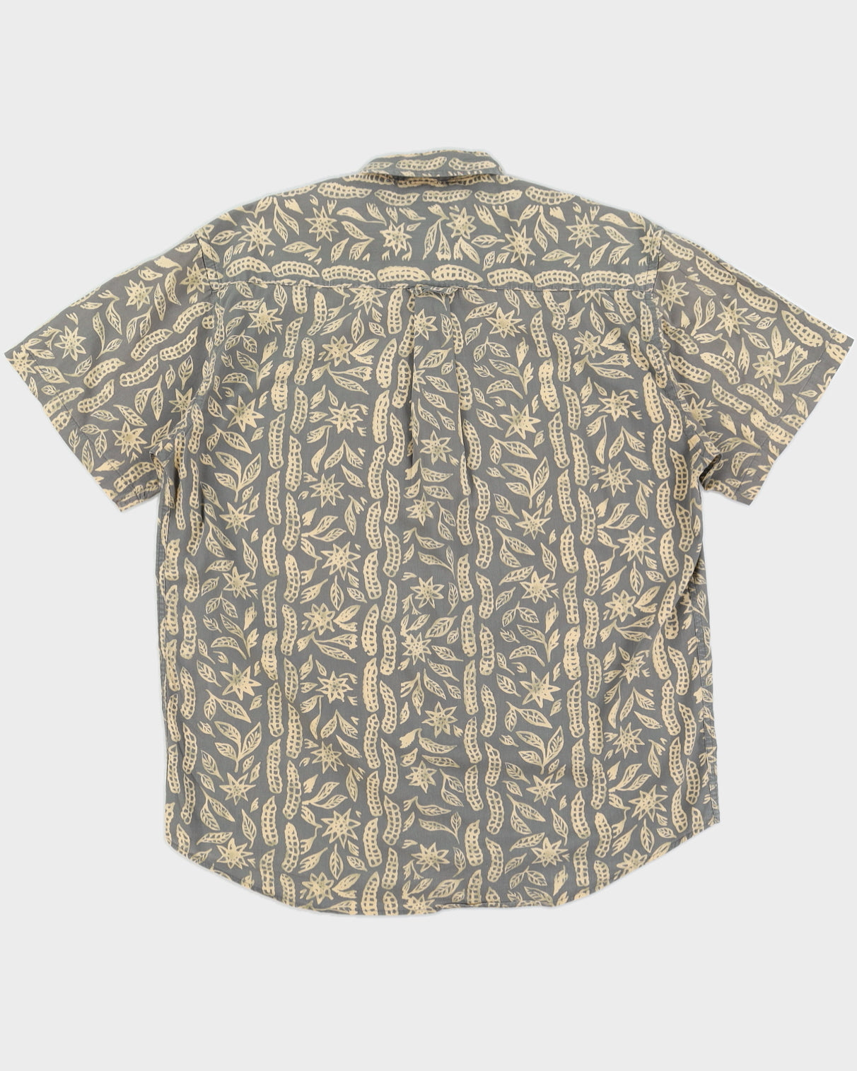 Vintage 90s Pendleton Grey Leafy Print Shirt - L